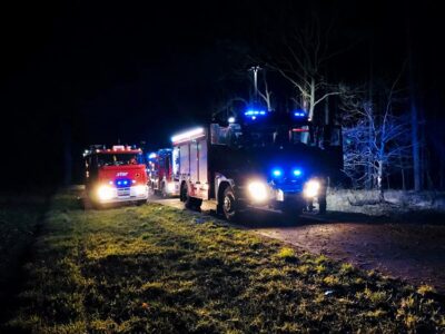 Tragiczny wypadek na drodze pod Bierutowem. Nie żyje mężczyzna potrącony przez samochód