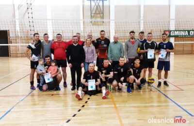Poznaliśmy zwycięzców mistrzostw gminy Oleśnica w piłce siatkowej mężczyzn