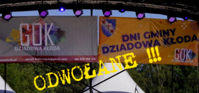 Kolejna gmina odwołuje swoje święto