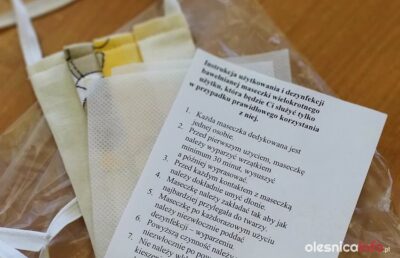 Pierwsze maseczki trafią dziś do mieszkańców gminy Bierutów