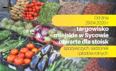 Od środy rusza targowisko w Sycowie