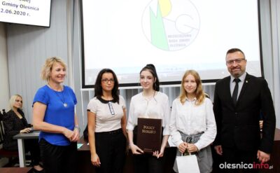 Zofia Kansy autorką loga Młodzieżowej Rady Gminy Oleśnica
