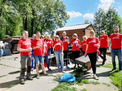 Pracownicy Santandera pracowali w Przytul Pyska