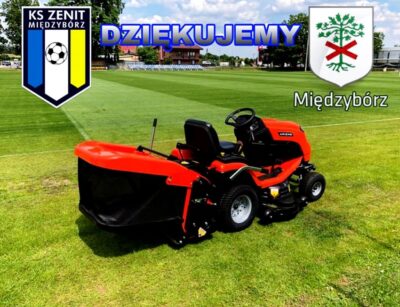 Klub otrzymał profesjonalny sprzęt do pielęgnacji trawy
