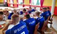 Trampkarze i młodzicy Akademii Piłkarskiej Oleśnica na obozie piłkarskim w Czarnym Dunajcu