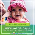 Mia przejdzie terapię genową w walce z SMA!  Uzbierano 9,5 mln zł