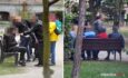 Park przy ul. Mickiewicza stał się ulubionym miejscem oleśnickich kloszardów