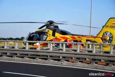 Wypadek na S8. W pobliżu ląduje LPR. Trasa na Warszawę jest zablokowana