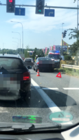 Zdarzenie drogowe pod Selgrosem. Są utrudnienia