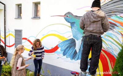 Drugi mural na terenie gminy Oleśnica już gotowy