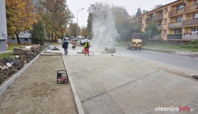 Trwa przebudowa chodnika przy ul. Sudoła