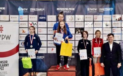 Oliwia Teresińska srebrną medalistką Mistrzostw Polski Młodziczek
