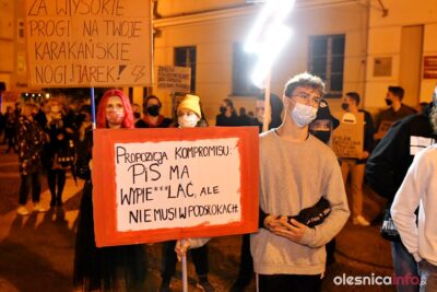 W piątek kolejny oleśnicki protest przeciwko zaostrzeniu prawa do aborcji