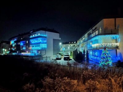 Kolorowo i świątecznie przy ul. Brzozowej [ZDJĘCIA]