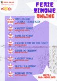 Miejski Ośrodek Kultury i Sztuki zaprasza na ferie zimowe on-line