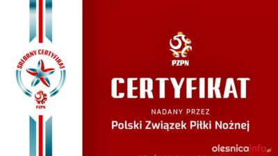 Pogoń Oleśnica otrzymała Srebrną Gwiazdę Polskiego Związku Piłki Nożnej