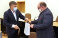 Władze Oleśnicy na spotkaniu z zarządem powiatu oleśnickiego