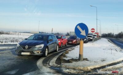 Policja będzie kierować ruchem przy węźle Dąbrowa i ulicy Dobroszyckiej