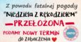 Odwołano dzisiejszą Niedzielę z Rękodziełem
