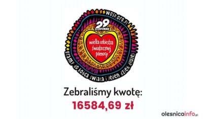 GCK w Dobroszycach podsumowało tegoroczną zbiórkę na WOŚP
