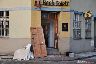 Wybuch zniszczył oddział banku. Czy zostanie ponownie otwarty?
