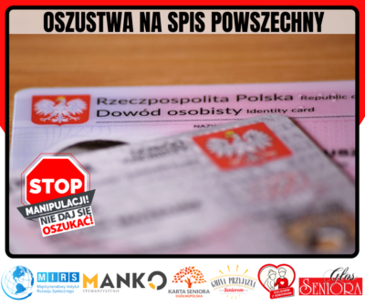 Trwa Narodowy Spis Powszechny. Spisz się bezpiecznie, uważaj na oszustów