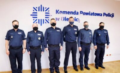 Mianowania na nowe stanowiska w oleśnickiej komendzie policji