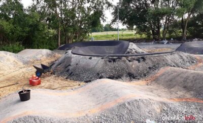 Trwają prace przy budowie oleśnickiego skateparku i pumptracku