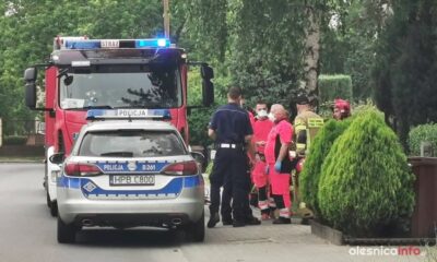 Strażacy wyważyli drzwi do mieszkania, bo z lokatorką nie było kontaktu