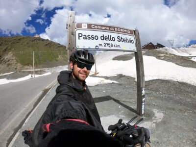 Włoska przygoda Damiana Ozdoby. Oleśniczanin przejechał na rowerze 500 km