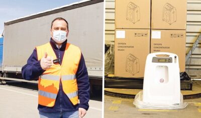 Aliaxis – Nicoll Polska: Nasi pracownicy wysyłają do Indii urządzenia tlenowe ratujące życie