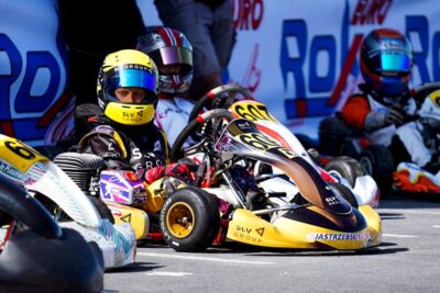 Adrian Potępa z Cieśli na podium zawodów w Czechach