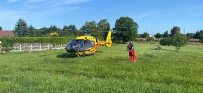 Lotnicze Pogotowie Ratunkowe lądowało w Twardogórze