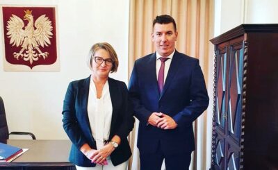 Pożegnanie wiceburmistrza, powitanie pani wiceburmistrz