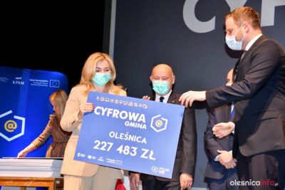 Cyfrowa Gmina. Ministrowie w Oleśnicy na spotkaniu z samorządowcami