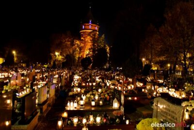 Wszystkich Świętych. Oleśnickie cmentarze w naszym obiektywie [ZDJĘCIA]