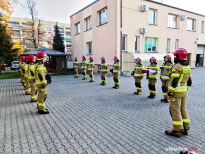 Strażacy z Oleśnicy i Sycowa uczcili Narodowe Święto Niepodległości