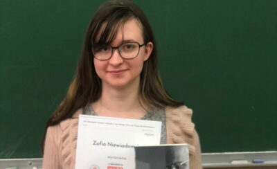 Wyróżnienie dla uczennicy II Liceum Ogólnokształcącego w Oleśnicy