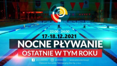 Ostatnie w tym roku nocne pływanie w aquaparku