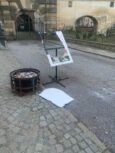 Wandale zniszczyli tablicę informacyjną przy oleśnickim zamku