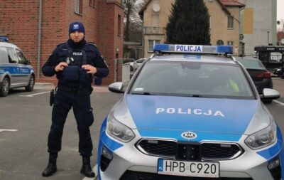 St. asp. Sławomir Załomski uratował kobietę