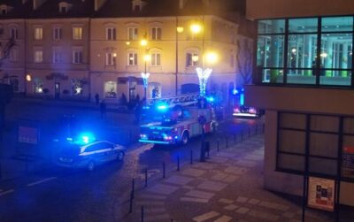Interwencja straży przy ul. Sejmowej