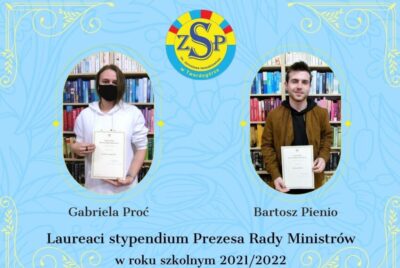 Stypendyści premiera z twardogórskich szkół