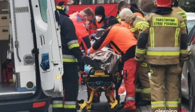 Nieprzytomnemu mężczyźnie w Oleśnicy podłączono tzw. Lucasa do mechanicznej resuscytacji