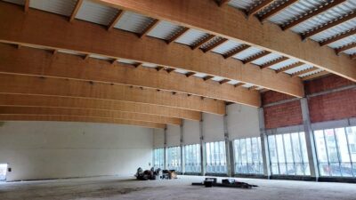 Budowa hali sportowej przy czwórce już się zakończyła