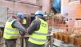Trwają prace nad odbudową spalonej kamienicy u zbiegu ulic Zamkowej i 3 Maja w Oleśnicy