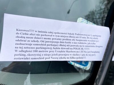 Rodzice apelują i ostrzegają kierowców: będziemy dzwonić na policję