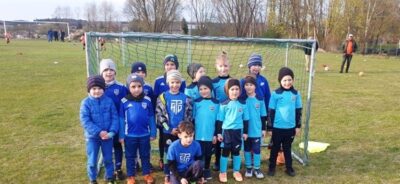 Skrzaty Akademii Piłkarskiej Oleśnica na sparingu z AP Reissa Kobyla Góra