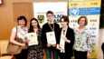 zDolni Ślązacy z SP 2 w Oleśnicy na gali laureatów