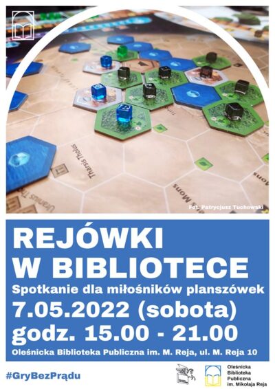 #GryBezPrądu. Oleśnicka Biblioteka Publiczna zaprasza